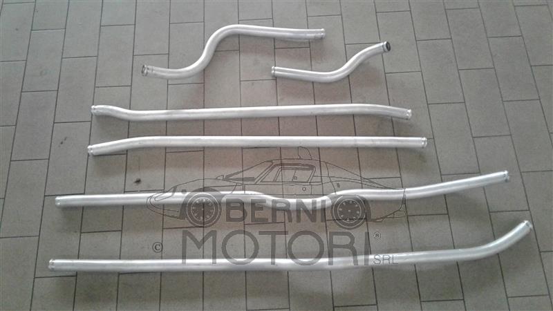 Serie tubi alluminio (6 pezzi). Per 1000 Bialbero e Mono 1000 Beccaris + Sibona & Basano.